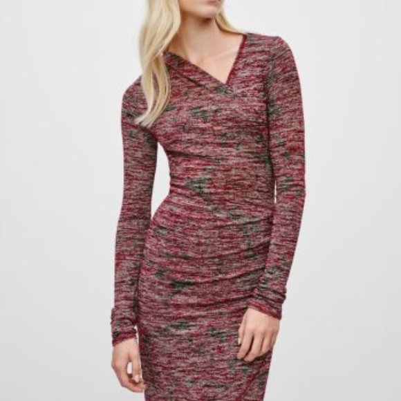 Wilfred Dresses & Skirts - Wilfred Free KLUM Dress Knit Wrap Body-con Sz XS
